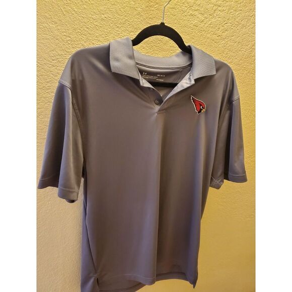 Under Armour Other - Under Armour Shirt Mens M Loose Arizona Cardinals Polo Heatgear Loose